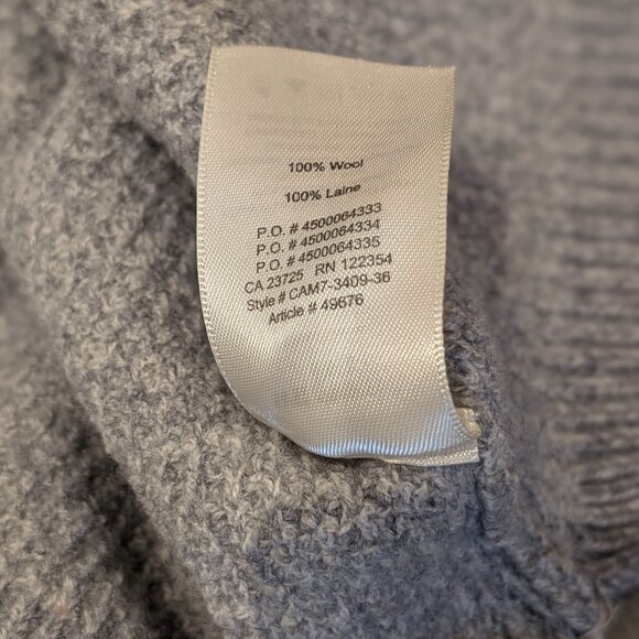 Aritzia Wilfred Free Wool Knit Long Sleeve Crew Neck Sweater CAM7-3409 - Picture 4 of 4